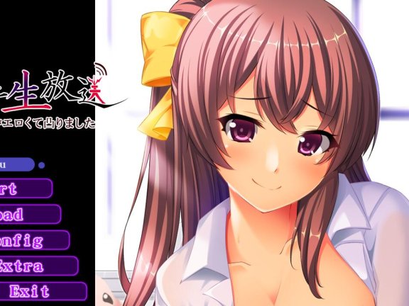 【PC/2D/ADV/汉化】雌性高潮直播 ～那个女孩太色情了～ 牝イキ生放送 ～あの娘がエロくて凸りました～ AI汉化版+全CG存档【400M】